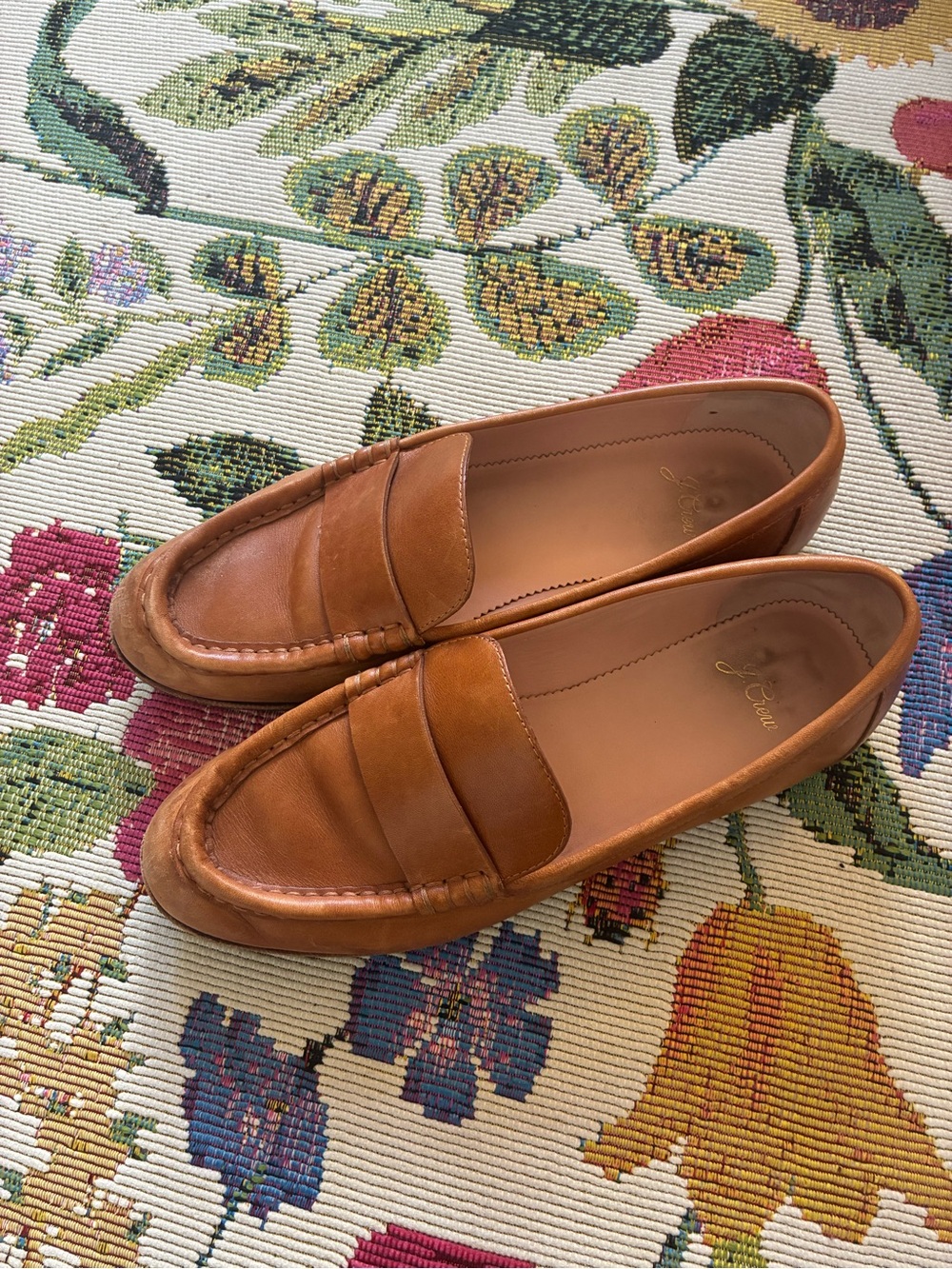 Gorgeous J Crew Italian Leather Loafers